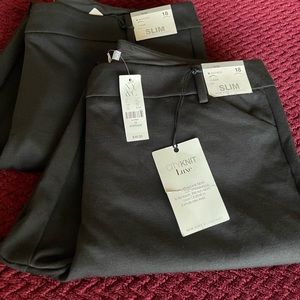 *NWT* 2 FOR 1 Bundle! NY&Co. Knit Pants 18